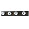 Westinghouse Fixture Wall 100W 4-Light Bath Bar, Matte Black No Shade 6117600 - alternate 6